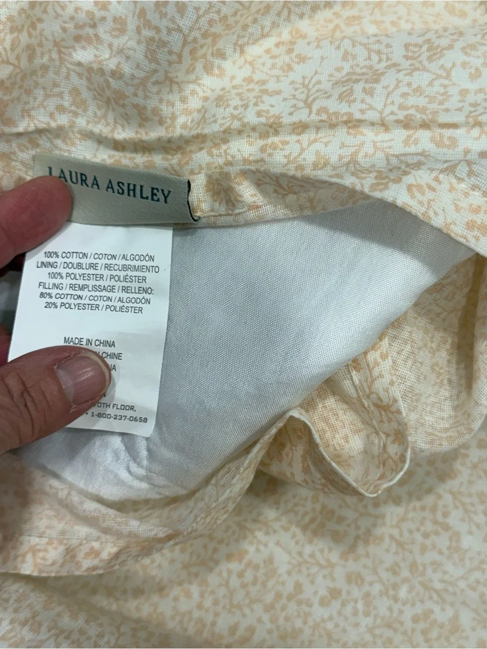 Vintage Laura Ashley for Revman Floral Twin Quilt & Sham Cotton Rare